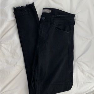 Black skinny jeans size 8